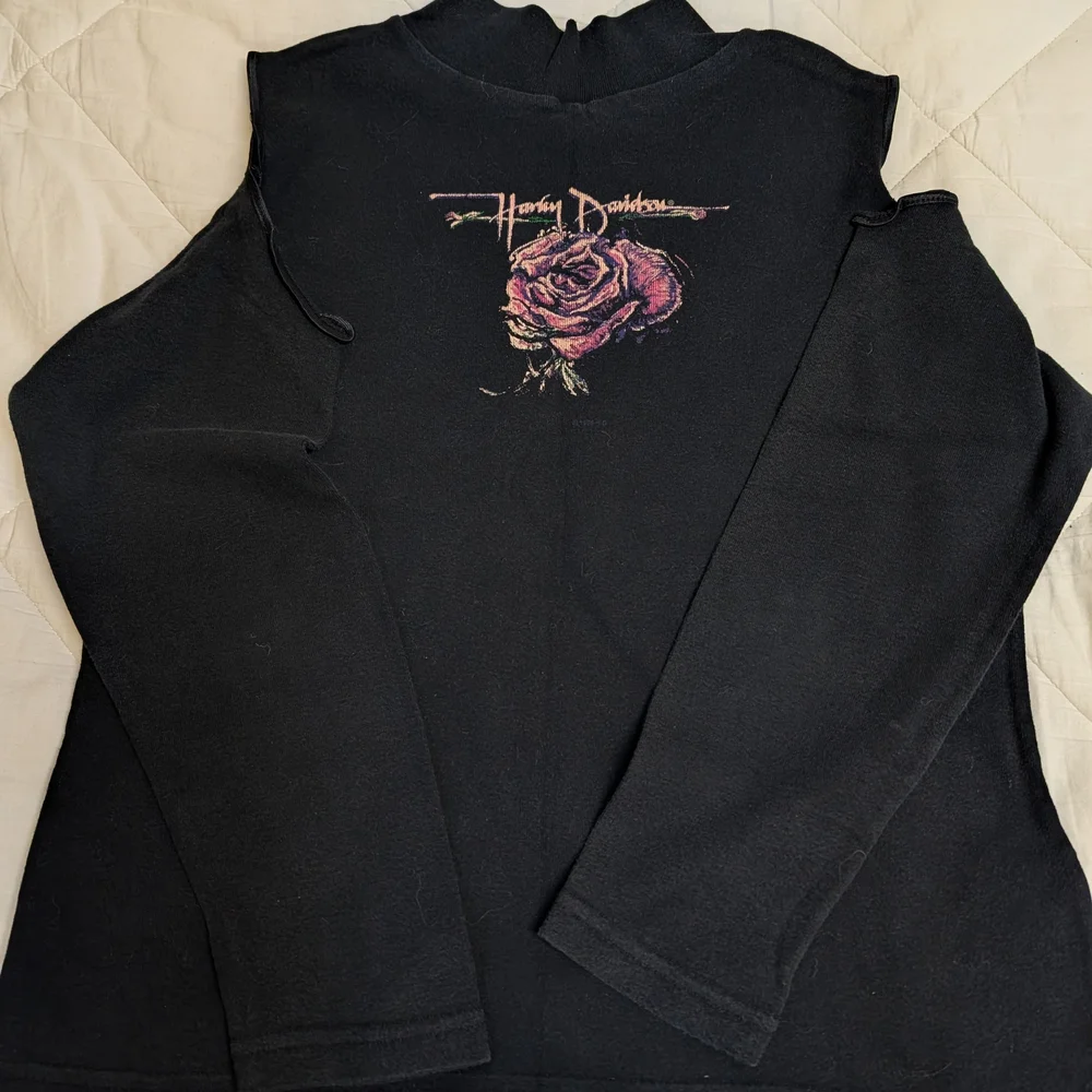 Harley-Davidson Women's Black and Purple Short Sleeve Tees - Picture 2 of 9